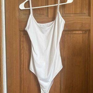 White One Piece Cami - Size Medium